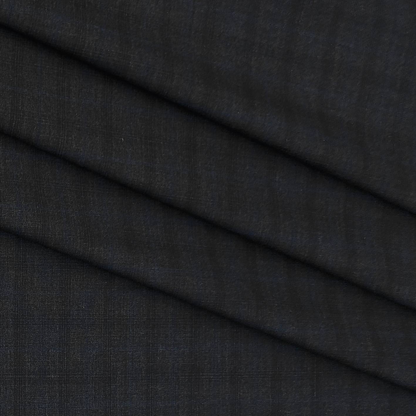 Trouser Fabric Donear Poly Viscose Broad Check Colour Slate Grey
